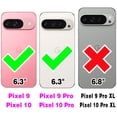 thumbnail image 2 of Asuwish Phone Case for Google Pixel 9/10/9 Pro/10 Pro 5G Tempered Glass Screen Protector Magnetic Bracket stand Translucent Shockproof Protective Cell Cover Pixel9 Pixel10 9Pro 10Pro Women Men Pink, 2 of 7