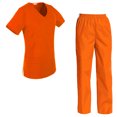 thumbnail image 1 of Women's Scrubs Set Scrub Top and Pants Scrubs Set, 1 of 3