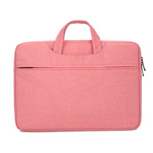 Yeacher Sac portable multifonctionnel 14 inch Housse pour ordinateur portable Étanche en nylon Sac portable Sac à main Leisure Business Pink