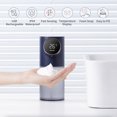 thumbnail image 3 of Yeacher 320mL Automatic Foam Soap Dispenser with Temperature & Power Display Infrared Hand-free Touchless Soap Dispenser Foam Lotion Gel Auto Hand Soap Dispenser for Bathroom Kitchen USB Rechargeable, 3 of 7
