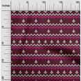thumbnail image 1 of oneOone Georgette Viscose Fabric Chevron Ikat Print Fabric By The Yard 42 Inch Wide, 1 of 1