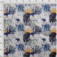thumbnail image 4 of oneOone Viscose Chiffon Blue Fabric Tropical Sewing Craft Projects Fabric Prints By Yard 42 Inch Wide, 4 of 5