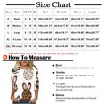 thumbnail image 3 of CEHVOM Mode Femmes Pâques Imprimé T-shirt Manches 3/4 Chemisier Col Rond Casual Tops Dégagement, 3 of 4