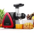 thumbnail image 2 of Cold Press Juicer, Aobosi Juicer Machine,Slow Masticating Juicers Machines with Reverse Function, Quiet Motor, High Juice Yield with Juice Jug & Brush for Cleaning (Red), 2 of 8