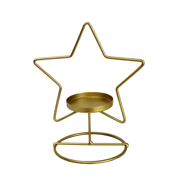 Agiferg Porte-Bougie en Fer Géométrique Chandelier Lanterne Créative Déco Intérieure