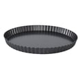 thumbnail image 1 of Tart Pan, Easy to Clean Carbon Steel Non Stick Tart Pan  For Kitchen 13 Inch, 1 of 8