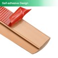 thumbnail image 3 of Unique Bargains Floor Transition Strip 6.6Ft 2 Meter Self Adhesive for Height 3mm Dark Wood, 3 of 6