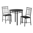 thumbnail image 3 of Monarch Specialties Black Metal Dining Set, 3 of 3