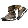 thumbnail image 3 of Kcodviy Chaussures de Course pour Homme d'Extérieur Antidérapantes Chaussures Athlétiques pour Homme Nouvelles Chaussures de Sport Espadrilles à Lacets pour Homme Espadrilles de Randonnée, 3 of 8