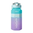 thumbnail image 1 of Ohufall Bouteille d'Eau de Sport en Plastique 66oz Couleur Dégradée Portable Gobelet Hexagonal Spatial Extérieur gyn Randonnée Grande Bouteille d'Eau, 1 of 3