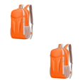 thumbnail image 3 of kurtrusly 1/2/3/5 Nylon Waterproof And Durable Camping Hiking Backpack For Convenient Travel Making Easy To Fold ORANGE 2PCS, 3 of 6