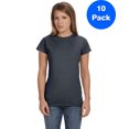 thumbnail image 1 of Gildan T-Shirt Ajusté Softstyle pour Femmes - G640L (Lot de 10), 1 of 1
