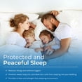 thumbnail image 4 of Hygea Natural Housse de Protection de Matelas Luxueuse contre les Punaises de Lit avec Fermeture Éclair, Literie, Résistante à l'Eau, Grand Lit Simple TG, 4 of 6