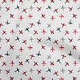 thumbnail image 1 of oneOone Cotton Flex Candy Red Fabric Travel Craft Projects Decor Fabric Printed By The Yard 40 Inch Wide, 1 of 5