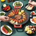 thumbnail image 5 of Gril Électrique Multifonction, Cuisinière à Cassette en Pierre pour l'Extérieur, Poêle de Gril BBQ Polyvalente pour Cuisinière, 5 of 5