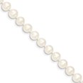 thumbnail image 1 of Bracelet Perle Presque Rond en Or Jaune 14K 7-8mm Blanc, 1 of 3