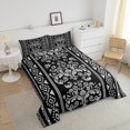 thumbnail image 4 of Erosebridal Aztec Damask Bedding Full Comforter Set, Retro Floral Down Comforter, Bohomian Theme Decor, Microfiber, 4 of 7