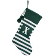 thumbnail image 2 of Naittoop Christmas Large Letters Christmas Stockings Cute Striped Christmas Tree Pendant Holiday Decorations, 2 of 5