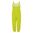 thumbnail image 5 of Girls Romper Sleeveless Rompers for Girls Spaghetti Strap Rompers with Pockets Girls Clothing Size 3T, 5 of 5
