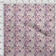 thumbnail image 4 of oneOone Georgette Viscose Pink Fabric Abstracts Sewing Material Print Fabric By The Yard 42 Inch Wide, 4 of 5