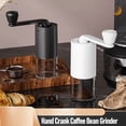 thumbnail image 3 of Moulin à Café Manuel avec Réglages de Mouture Réglables, Moulin à Grains de Café Portatif à Manivelle avec Meule en Céramique, Compartiments Intégrés, Design Compact pour la Maison, le Bureau, les Voyages, 3 of 7