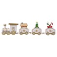 thumbnail image 1 of Wangscanis Christmas Train Wooden Decoration, Mini Locomotive Festival Present, 1 of 8