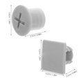 thumbnail image 3 of Miangastore 4 Sets Kids Slide Fixing Screw Cap - Plastic Bolt Replacement Parts For Children Slide Plastic Screw Cap Toddler Accessory Play Equipment Attachment, 3 of 8