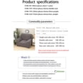 thumbnail image 3 of Stretch Sofa Cover Printed Couch Covers Elastic Sofa Slipcovers Cushion Couches Non Slip Soft Washable Furniture Protective Universal, 3 of 3