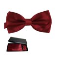 thumbnail image 4 of Bangcool Mens Bow Tie Fashion Solid Color Formal Bowtie with Pocket Square & Cummerbund, 4 of 8