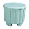 thumbnail image 2 of Lipstore Storage Ottoman Creative Shoe Changing Stool for Bedroom Living Room Balcony Green, 2 of 8