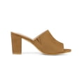 thumbnail image 3 of BLISSFUL STEP Mules à Talons pour Femmes à Enfiler Sandales à Talon Bloc Brun 9,5, 3 of 6