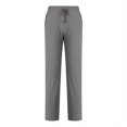 thumbnail image 3 of Cameland Sweatpants for Women Joggers Drawstring Elastic High Waisted with Pockets Yoga Pants for Cycling Lounge Workout Athletic Running Sweat Pant Loose Fit Straight Leg Trousers, 3 of 7