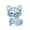 Blue, variant on Glow In The Dark Miniature Animal Figurines Resin Art For Desktop Fairy Garden And Terrarium Display