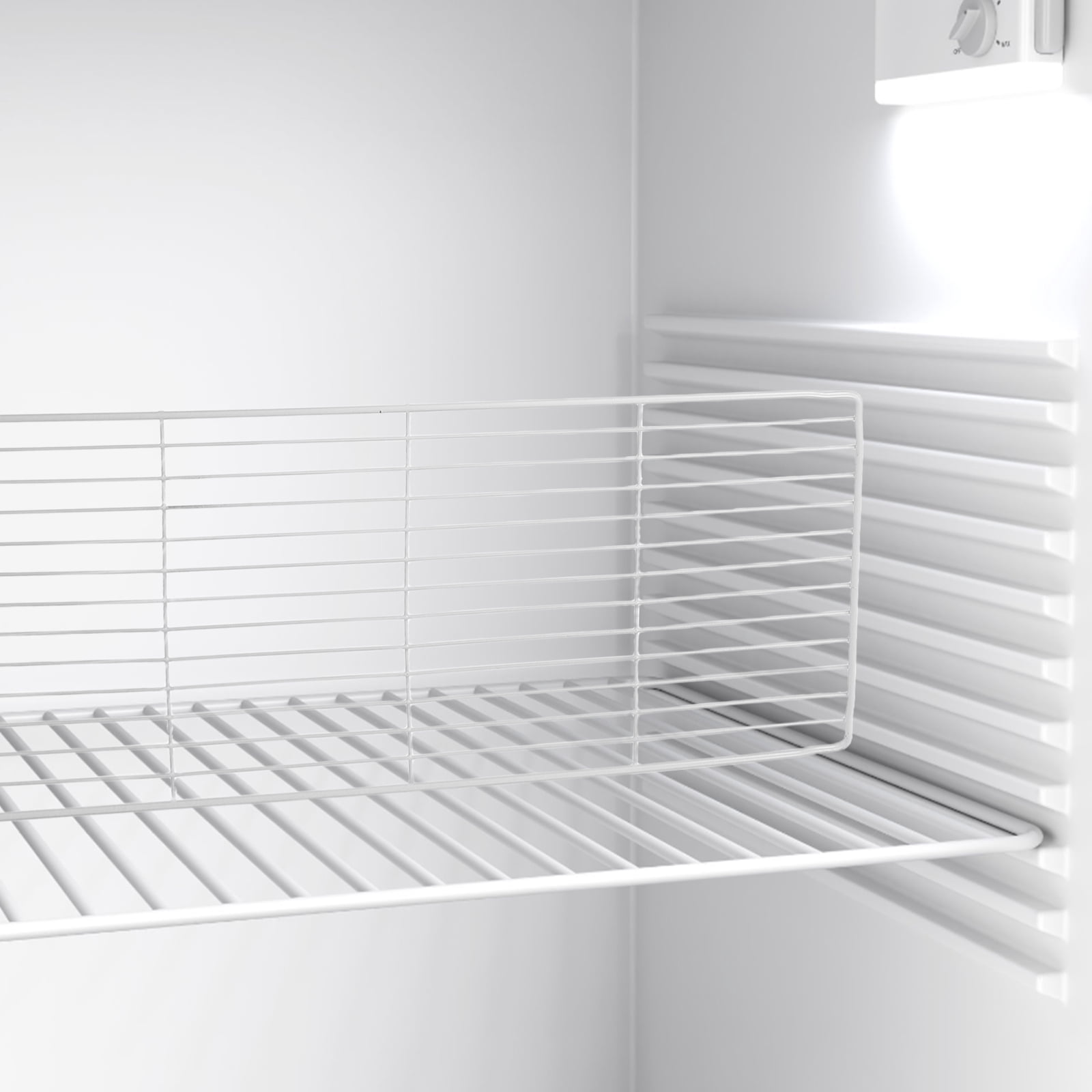 LITINKIMI Iron Chest Freezer Divider for Organized Food Storage, White, Multipurpose Freezer and Refrigerator Use, 45x17cm