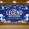 thumbnail image 4 of Decorative Design Retirement Party Banner Airplane Travel Themed Balloon Celebration for Office Party Event Decoration Photo Background, 4 of 5