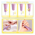 thumbnail image 5 of Portable Professional Nail Drill 35000 RPM Rechargeable Drill Set Gel Polish Remover Milling Cutter Wireless Manicure Machine ,Quality Torque, 5 of 5