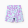 thumbnail image 3 of PatPat Family Matching Trendy Purple & Blue Wave Print Swim Trunks or Midriff Cutout One-Piece Swimsuit, 3 of 7