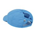 thumbnail image 2 of Casquette de Baseball Respirante Maille Croisée Conception Creuse Large Bord Protection Solaire Chapeau de Queue de Cheval Extérieur, 2 of 7