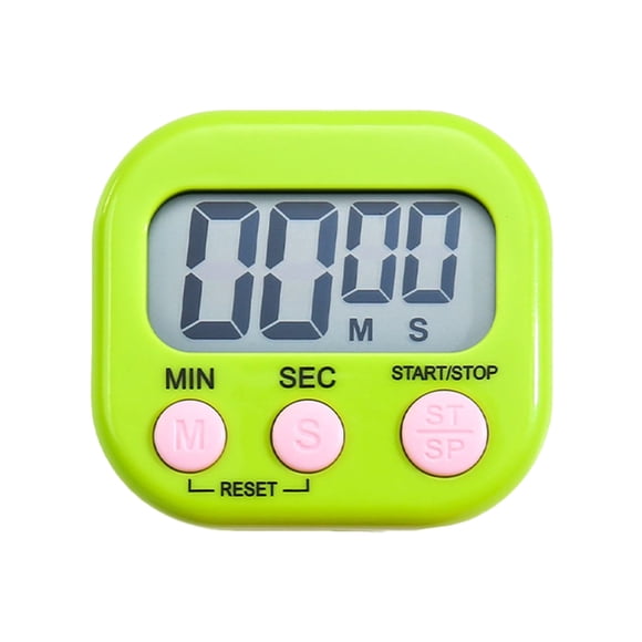 Digital Display Electronic Timer for Kitchen and Study - Visual Countdown Clock with Large Screen Alarm and Reminder Functions
