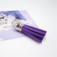 thumbnail image 3 of tredstone 28 Pieces Keychain Charms Creative Delicate Keyring Pendant Tassels Simple Handbag Decor Tassel Craft Decoration DIY Accessory Purple, 3 of 8