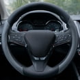 thumbnail image 3 of Auto Drive Black-Gray Sport Grip Steering Wheel Cover, 3 of 5