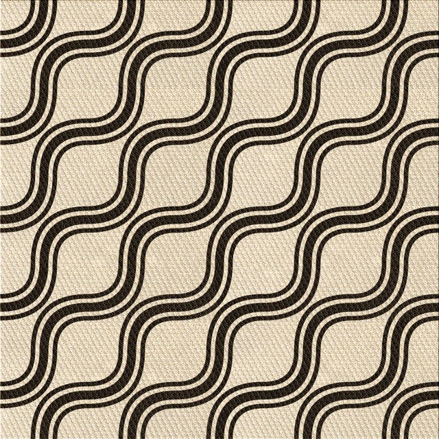 Ahgly Company Tapis d'Intérieur Lavable en Machine Carré Transitionnel Vanille Or, 6 Pieds Carré