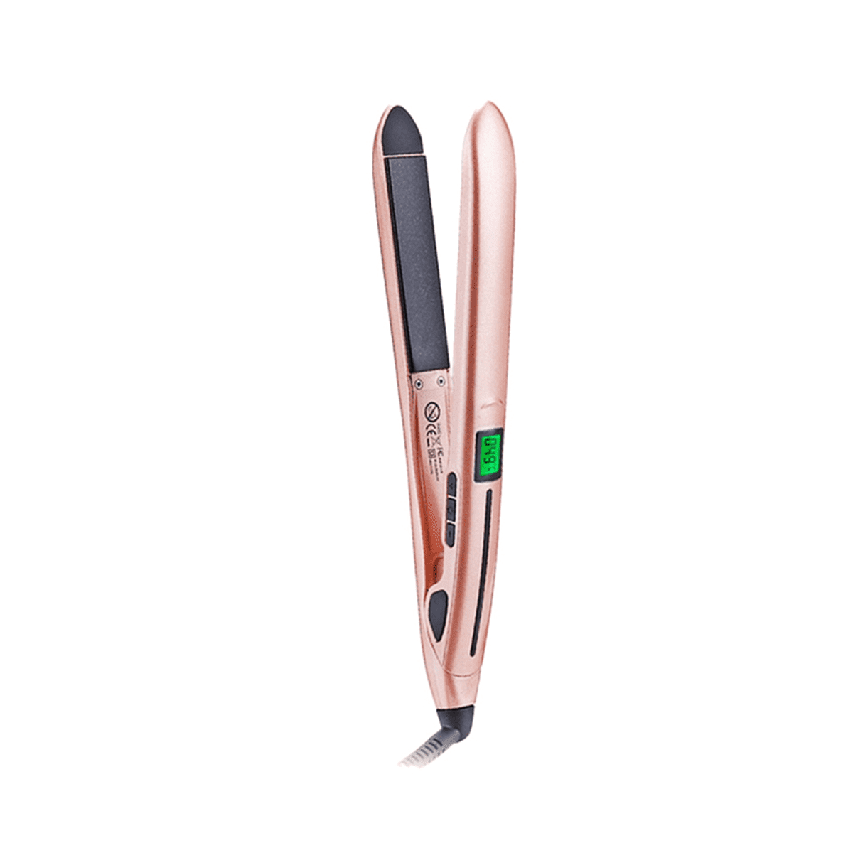 2-in-1 Hair Straightener Flat Iron Hair Curling Irons Plates Heat Professional Hair Iron for Ptc Hair Iron US Plug