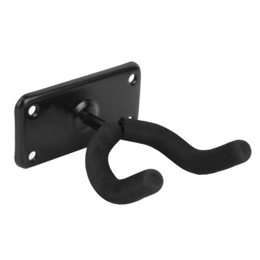 Fdit Guitar Hanger and Guitar Wall Mount Bracket Holder for Acoustic and Electric Guitars Black Walnut ,Guitar Stand