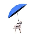 thumbnail image 4 of Chaise de Plage de Camping Portable avec Parasol Détachable, Chaise Pliante avec Accessoire pour Parasol pour la Pêche en Plein Air et la Détente à la Plage, Parasol à Inclinaison Réglable Style A, 4 of 7