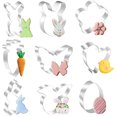 thumbnail image 1 of Boovnll Cake Pan, 9-Piece Easter Rabbit Mouldchicken Cake Mould Mould Stainless Steel Baking Utensils Mould, Kitchen Gadgets, Cake Pans, Round Cake Pans, 1 of 1