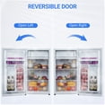thumbnail image 4 of QinaQin Réfrigérateur Compact à Porte Simple de 3,2 Pi3 avec Congélateur Mini-Frigo, 4 of 7