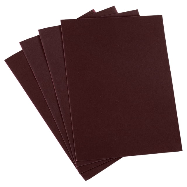 Uxcell Self-Adhesive Velvet Patches Repair Patches Brown 4Pcs