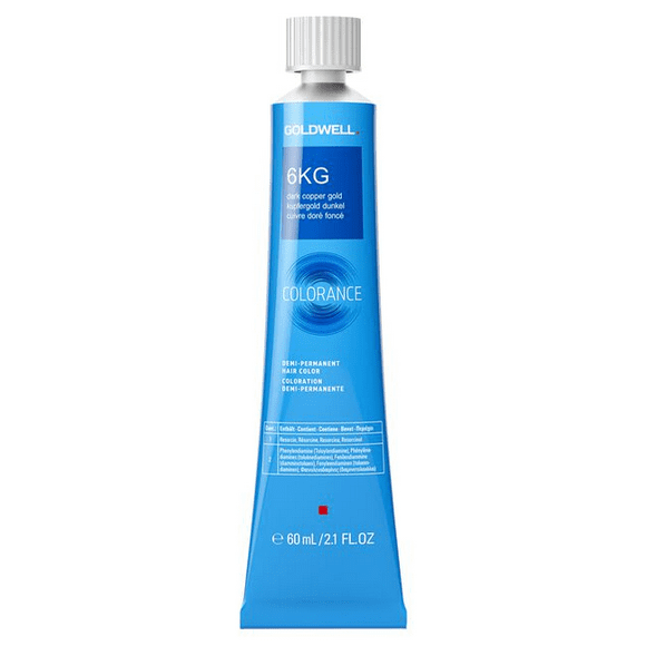 Goldwell Colorance Demi-Permanent Hair Colour Tubes 2.1 oz-6KG Dark Copper Gold