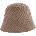 thumbnail image 4 of LinYooLi Small Bucket Hat Ladies Foldable Fashion Soft Solid Color Twill Crochet Women Girl Knit Hat Winter Thick Keep Warm, 4 of 8